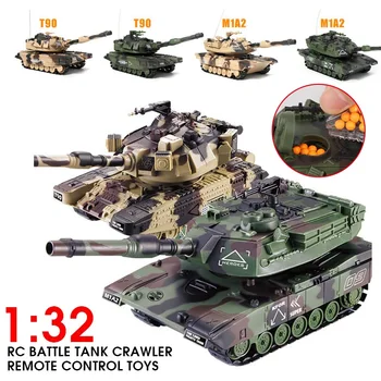 1:32 RC tankai Vikšriniai Nuotolinio Valdymo Žaislai Modells Pradėti BB Kulkos Dovanos