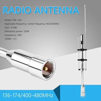 435MHz Judriojo Radijo ryšio Antenos, Antenų CBC-435 145MHz su PL-259 UHF kištukinė Jungtis Unikalus Dalys Nešiojamų Automobilių Puošyba