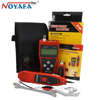 Noyafa NF-308 Telefono Tinklo Kabelis Tracker Testeris RJ11 RJ45 LCD BNC USB Tonerio Ilgio Vielos Kaltės Detektorius Linija Bandomųjų Ieškiklis
