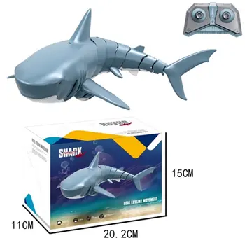 1:18 2.4 G Modeliavimas Nuotolinio Valdymo Ryklys Valtis Vandeniui Įkrovimo Baterija (Akumuliatorius Žaislas, Plaukimo Baseinas, Vonios Žaislas