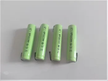 1.2 V AAA tipo įkraunamos baterijos 1000mah 3A10440 NiMH NiMH baterijos su kaiščiai Braun elektrinį skustuvą, skutimosi šepetėlis