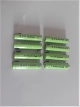 1.2 V AAA tipo įkraunamos baterijos 1000mah 3A10440 NiMH NiMH baterijos su kaiščiai Braun elektrinį skustuvą, skutimosi šepetėlis