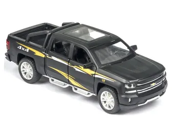 1:32 aukštos modeliavimas lydinio automobilio modelį,Chevrolet Solod pikapas automobilių žaislas,6 durų modeliavimas garso ir šviesos vaikų žaislai