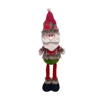 1/3PCS Kalėdų Lėlės Pakabukas Šiaurės Stiliaus Naujųjų Metų Ornamentu Elnių, Sniego Santa Claus Nuolatinis Lėlės Apdailos