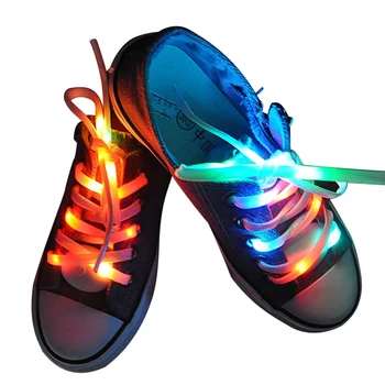 1 pora 1.2 m LED Nailono batų raišteliai, Juostelės Šviesos Vandeniui Madingas Vyras, Moteris, Vaikai, Sportas Batų Raišteliais Naujovė Švyti Šviesos Žibintai