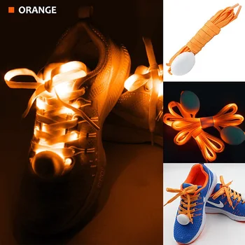 1 pora 1.2 m LED Nailono batų raišteliai, Juostelės Šviesos Vandeniui Madingas Vyras, Moteris, Vaikai, Sportas Batų Raišteliais Naujovė Švyti Šviesos Žibintai