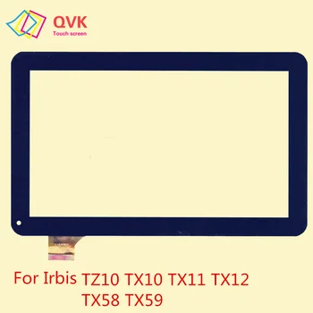10.1 Colių Juoda touch ekranas Irbis TZ14 TZ13 TZ15 TZ10 TX58 TX12 TX11 TX10 TX59 3G 4G Capacitive touch ekrano skydelis