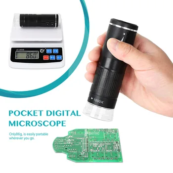 1000X Skaitmeninis WIFI Mikroskopu 8 LED 800mAh Įkrovimo 1080P Išmaniųjų Telefonų Mikroskopo Vaizdo Kamera už PCB Lydmetalis Skaidres Žiūrėti