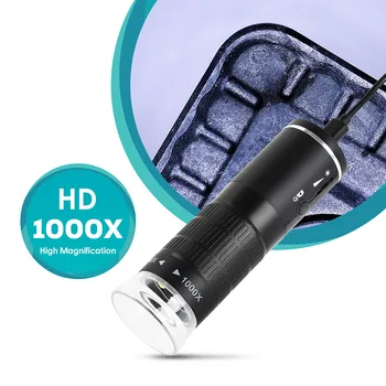 1000X Skaitmeninis WIFI Mikroskopu 8 LED 800mAh Įkrovimo 1080P Išmaniųjų Telefonų Mikroskopo Vaizdo Kamera už PCB Lydmetalis Skaidres Žiūrėti