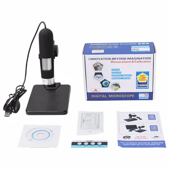 1000X USB Elektroninis Mikroskopas 8 LED Žibintai Endoskopą Kamera Didinamojo stiklo, Mobiliųjų Telefonų Remontas, Litavimo PCB Tikrinimo