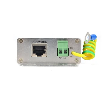 100M Ethernet Tinklo Surge Protector, apsauga nuo Žaibo RJ45 Tinklo Jungiklio Apsauga