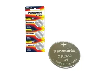 100vnt/daug Panasonic CR2450 CR 2450 3V Ličio Baterija Laikrodžiai Laikrodžiai Klausos Mygtuką Monetos Baterijų Elementų