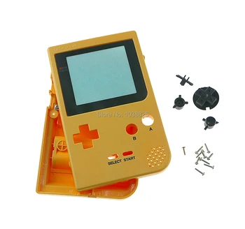 10sets/daug Pakeitimo Remontas Full Shell Būsto Pack Padengti visą būsto shell atveju mygtukai Game Boy Pocket GBP