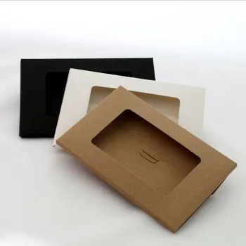 10VNT/daug Kraft popieriaus viduryje tuščiaviduriai sulankstytas vokas dėžutė Dovanų Sveikinimo Foto Po Kortelė Pakuotės Maišelis