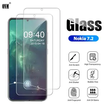 10vnt Grūdintas Stiklas Nokia 7.2 Screen Protector For Nokia 7.2 Apsauginės Stiklo Plėvelės