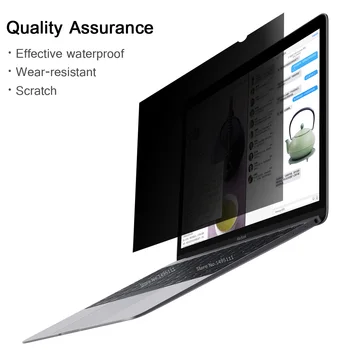 12.5 colių (277mm*156mm) Privatumo Filtras, 16:9 Laptop Notebook Anti-glare Screen protector Apsauginė plėvelė