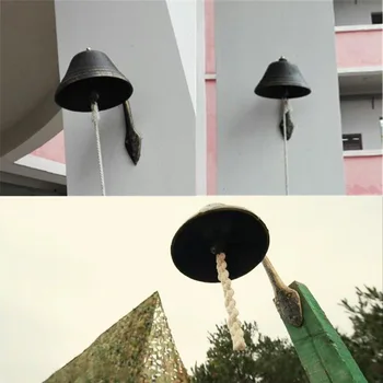 12cm Derliaus Šiaurės Stiliaus Metalo, Ketaus, Durų Bell Sienos Montuojamas Sode Kieme Apdailos Doorbell
