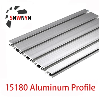 15180 Aliuminio Profilių Ekstruzijos Ilgis 100mm 500mm 1000mm Aliuminio Profilio 15180 Anoduoto Linijinis Geležinkelių CNC 3D Printe Dalys
