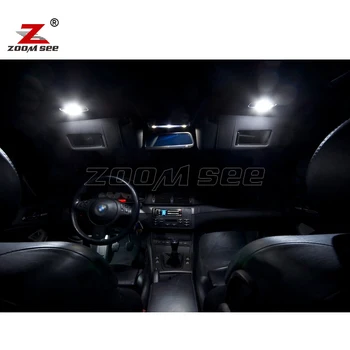 18pcs LED Lemputę Interjero dome Light Kit BMW 3 Serija E46 Sedanas 316i 318i 320i 323i 325i 328i 330i (1999-2005)
