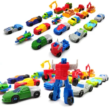 19pcs įvairių Еего modeliai Automobilio modelio, žaislai, automobilių hot weels žaislas automobilis diecast automobilių žaislas 1:64 mini Deformacijos automobiliai 3 ir draugai