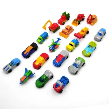 19pcs įvairių Еего modeliai Automobilio modelio, žaislai, automobilių hot weels žaislas automobilis diecast automobilių žaislas 1:64 mini Deformacijos automobiliai 3 ir draugai