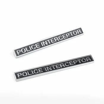 1pc Nemokamas Pristatymas Police Interceptor Ženklelis Lipdukas Emblema Logotipas Lentele
