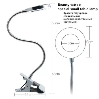 1Pcs LED Grožio tatuiruotė energijos taupymo ir patvarus akių apsauga lempos, nešiojamas sulankstomas kosmetikos, manikiūro blakstienų įrankiai