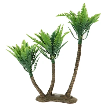 1PCS Žalia Plastikiniai Modelis Medžių Išdėstymas Rainforest Traukinio Palmių Diorama Dekoracijos Namų, Lauko, Sodo Dekoro