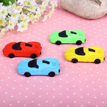 20 vnt korėjos naujų kūrybinių raštinės reikmenys cartoon automobilių trintukas žaislas gumos molio didmeninės