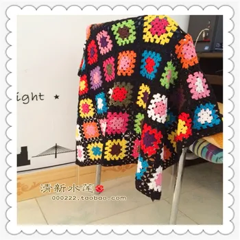 2016 naujas mados medvilnės nėrimo spalvinga antklodė su sepcial dizaino, namų dekoravimo, kaip rankšluostį antklodė kaip priedai