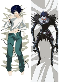 2017 m. balandžio atnaujinti karšto anime Death Note, Simbolių Ryuk & L L. Lawliet kūno Užvalkalas Desu Noto pagalvę padengti