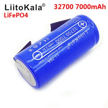 2019 LiitoKala Lii-70A 32700 lifepo4 3.2 v 7000mah 33A 55A suvirinimo juostelės atsuktuvas, baterija elektrinis dviratis varomas+Nikelio lakštai