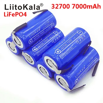2019 LiitoKala Lii-70A 32700 lifepo4 3.2 v 7000mah 33A 55A suvirinimo juostelės atsuktuvas, baterija elektrinis dviratis varomas+Nikelio lakštai