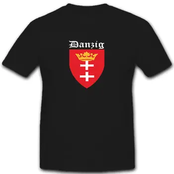 2019 M. Vasarą Prekės Ženklo Drabužių Dancigo Heimat Treu Hansestadt Hanzos Marienburg Ritterorden - T Shirt Suvenyrinius Marškinėlius