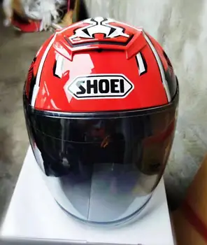 2019 naujas X14 motociklo saugus šalmas 3/4 atidaryti veido saugos šalmas Red 93 motociklų lenktynių šalmas