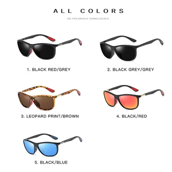 2019 Prekės ženklo Dizainas HD Poliarizuoti Akiniai nuo saulės Vyrams Vairuotojo Atspalvių Vyrų Derliaus Saulės Akiniai Vyrams, Moterims, Veidrodis Vasaros UV400 Oculos