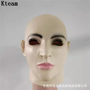 2020 Karšto Moteris kaukė latekso ir silikono Machina realus žmogaus odos kaukės Helovinas šokių maskuotis Gražus lyčių atskleisti wome