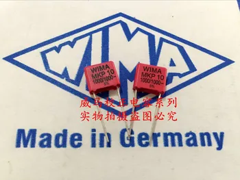 2020 karšto pardavimo 10vnt/20pcs vokietijos WIMA kondensatorius MKP10 1000V 1000PF 1000V 102 1NF P: 7.5 mm Audio kondensatorių nemokamas pristatymas