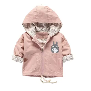 2020 m. Pavasarį, Rudenį Naujagimiui mergina drabužius, 1-4year berniukų striukė su Gobtuvu baby kailis Medvilnės Vaikų kailis Bamblys vaikams drabužių