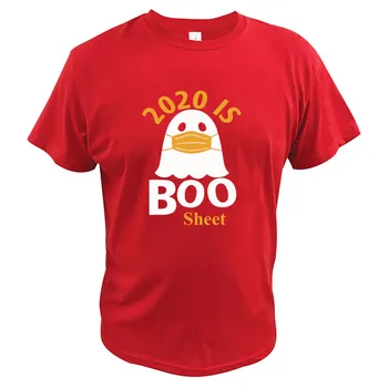 2020 m. Yra Boo Lapas T Shirt Dvasios Kaukė Helovinas T-Shirt Juokinga vatos Pagaliukai Tee Kvėpuojantis Medvilnės Hipster Marškinėlius Lašas Laivas