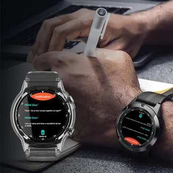2020 Naujas Lokmat TK04 GPS Smart Watch Kraujo Spaudimas, Širdies ritmo Monitorius Vandeniui Sporto Smartwatch Skambinimo Funkcija, Skirtą 