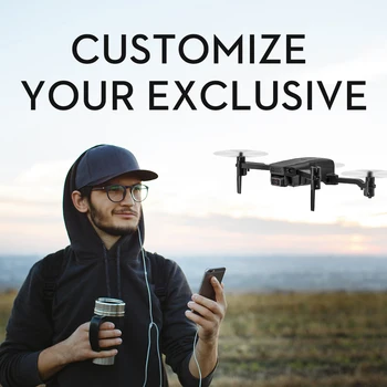 2020 Naujas Mini Drone KF611 4K HD Kamera, WiFi Fpv Oro Slėgio Aukščio Laikyti Juoda Ir Pilka, Sulankstomas Quadcopter RC Drone Žaislas