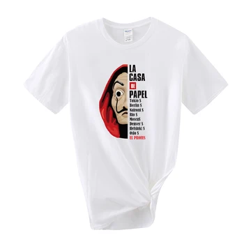 2020 Naujas Vasaros Punk Atsitiktinis Viršų Marškinėlius Cžv La Casa De Papel Spausdinti Animaciją T-shirt Moterims, Harajuku Estetika Gotikos Retro Marškinėliai