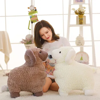 2020 Naujos Avių Pliušiniai Žaislai Modeliavimas Iškamša Minkštos Lėlės Realiame Gyvenime Pliušinis Avių Žaislai Vaikams, Kūdikiams, Vaikams, Dovanų