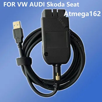2020 Populiarus Elektros Testeriai V2 USB Sąsaja, SKIRTA VW AUDI Skoda Seat VAG 20.4.2 multi-language ATMEGA162+16V8+FT232RQ