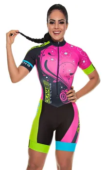 2020 Pro Komandos Triatlonas tinka Moterų Dviračių Džersis Skinsuit Jumpsuit Maillot Dviračių drabužių Ropa ciclismo nustatyti rausvos gelio padas
