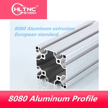 2020 skatinimo Europos standartą 8080 2mm storio ekstruzinio aliuminio profilio aliuminio lydinio rėmas CNC builde
