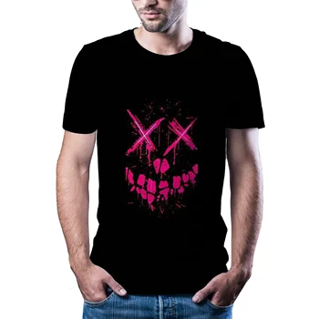 2020 spalvos atspausdintas vyriški T-shirt mados gamtos modelio o-kaklo Megztinis vyrų 3D T-shirt karšto atsitiktinis sportiniai, vyriški viršuje 6XL
