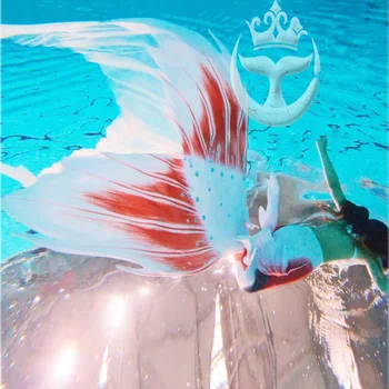 2020 Undinėlės Uodega Maudymosi Kostiumėlis Vasaros Pliažas Undinė Atitikimo Monofin Plaukimo Cosplay Aukštos Kokybės Deimantų Tiulio Individualų Apranga