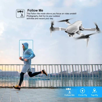 2021 F3 Drone 4K Dual Camera plataus kampo 5G WiFi 500M Valdymo Atstumas GPS Padėties nustatymo Rc Quadcopter Dovanos Vaikams, Suaugusiems, Žaislai